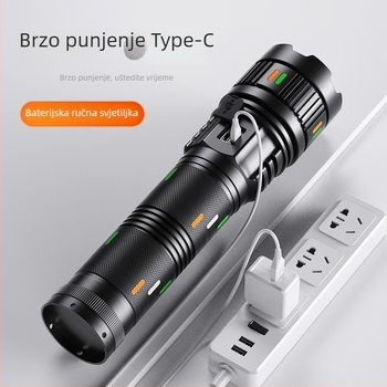 LED svjetiljka s magnetskim pričvršćivanjem, ultra-tanka prijenosna konstrukcija, 5W, LED svjetlo, domet 100–200 m