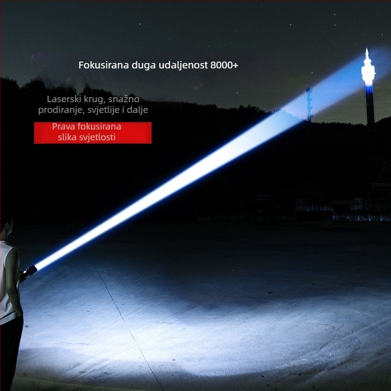 LED svjetiljka s magnetskim pričvršćivanjem, ultra-tanka prijenosna konstrukcija, 5W, LED svjetlo, domet 100–200 m