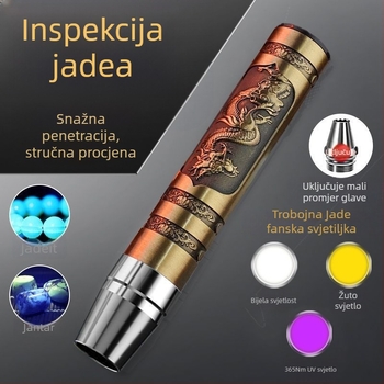 Svjetiljka za identifikaciju žada i procjenu nakita — 30W, tijelo od aluminijske legure, napajanje baterijama, laserski izvor, identifikacija