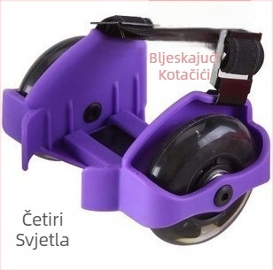 Role s PU kotačima, dvostruki kotači, univerzalno