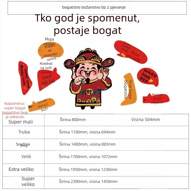 Zidne naljepnice s Bogom sreće i scenom utrke konja – 3D moderni minimalistički dekorativni zidni naljepnice, PVC, 5+ komada, univerzalni prostor