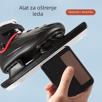 Dvostrani oštrač za klizanje s dijamantnim kamenjem, model 1508, Emery materijal, prilagodljiva oštrica