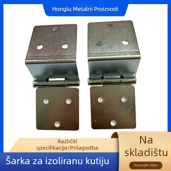 Zglob od nehrđajućeg čelika za kutije za ponijeti – sklopni, polukružni dizajn, elektroplatinirani površina, mogućnost prilagodbe