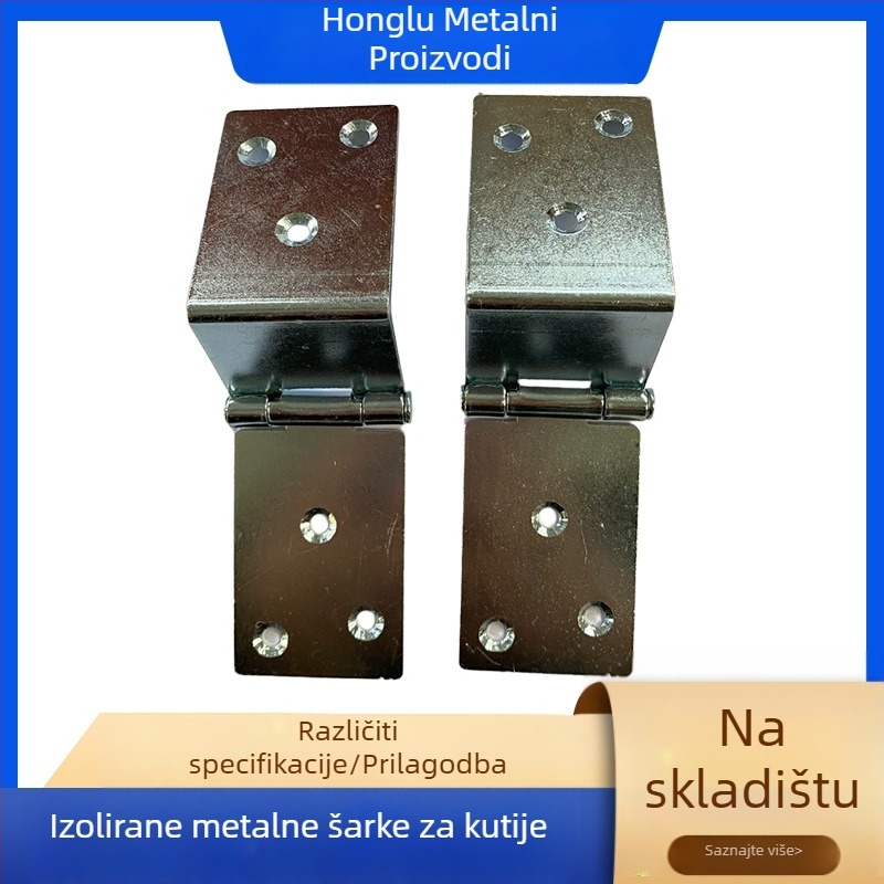 Zglob od nehrđajućeg čelika za kutije za ponijeti – sklopni, polukružni dizajn, elektroplatinirani površina, mogućnost prilagodbe