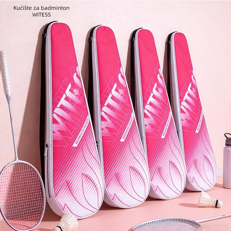 Ženska torba za badminton raketu s jednom naramenicom - platnena, model YB111, marka WITESS/Attacker, za odrasle, za badminton/tenis na otvorenom