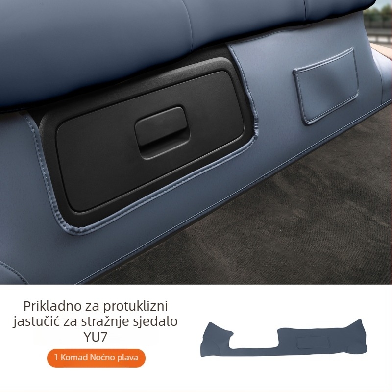 Kožni zaštitnik ispod stražnjeg sjedala za Xiaomi Yu7 — otporan na habanje unutarnje auto opreme, porijeklo Guangzhou, bez loga, bez prilagodbe