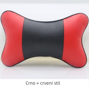 Jastučić naslona za glavu autom od umjetne kože, punilo pamuk, za sve sezone, jednostavan stil