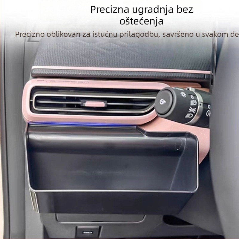 Unutarnja kutija za pohranu u automobilu – držač za naočale u središnjoj konzoli, plastična, prilagodljiva, mogućnost tiskanja logotipa