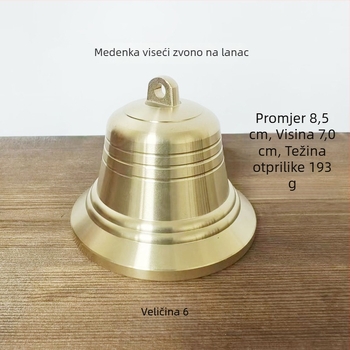 Bakreni viseći zvončić za vjetar – Materijal: bakar; Marka: Copper Bell; Kategorija: Geometrijski oblik; Pogodno za dom, vrt, ured, unutarnje i vanjske prostore
