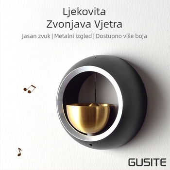 Vratni zvončić od bakra – jednostavan i moderan stil, privjesak, zvončić/vjetromet (Materijal: Bakar; Proces: Otiskivanje i brušenje; Kategorija: Privjesak, zvončić/vjetromet)