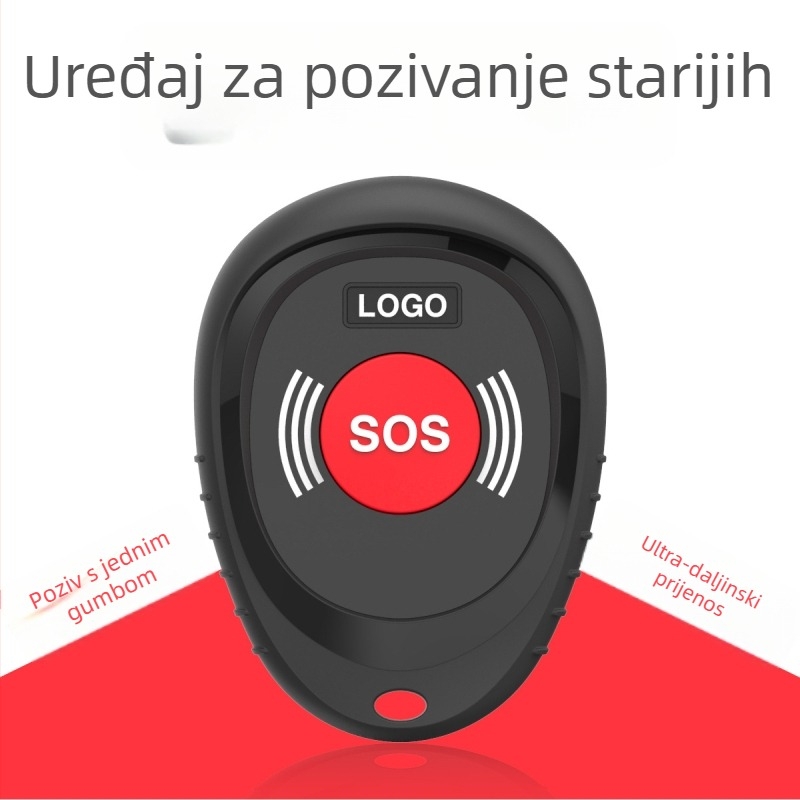 Bežični sustav poziva uz krevet – kućno urgentno pozivanje za njegu starijih i bolesnika, ugrađena litijska baterija, 5V, 12 tonova zvona, modeli T-1908/T-1909