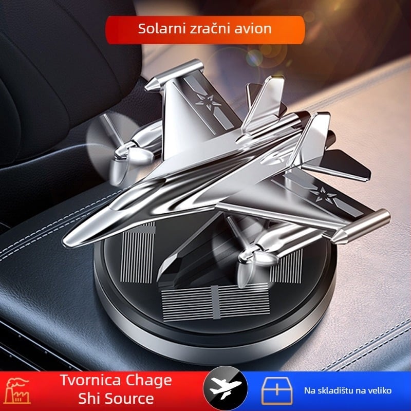 Che Geshi difuzor automobila od aluminijske legure, oblikovan kao borbeni avion – montiranje na sjedalo, dekoracija i uklanjanje mirisa