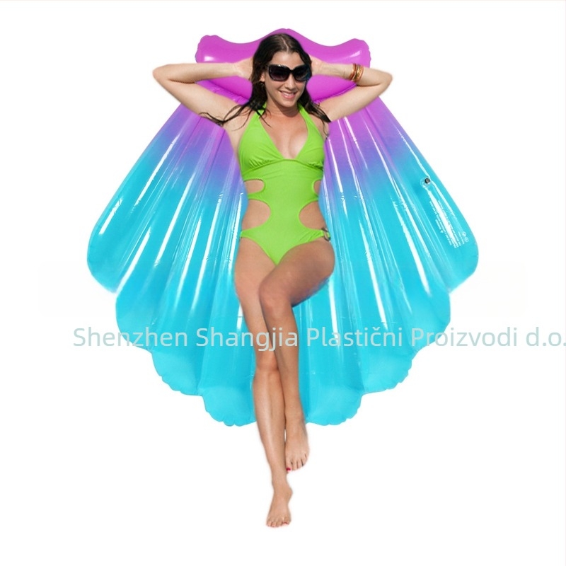 Shangjia PVC Nafukljiva plivajuća ležaljka u obliku školjke