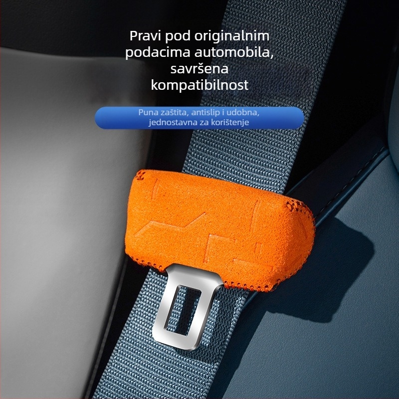 Poklop za zaštitu kopče sigurnosnog pojasa — Parker, Model Extremely, velur materijal, unutrašnjost otporna na sudare, prilagodljiv