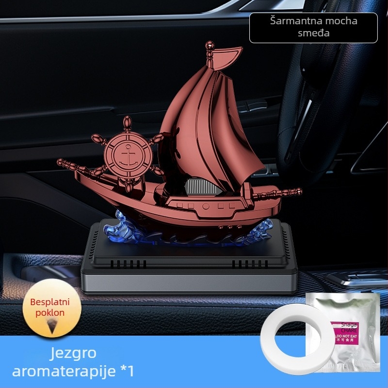 Solarni automobilni miris za središnju konzolu; marka Che Geshi; materijal legirano-plastični; voćne note; trajanje isparavanja 61–90 dana