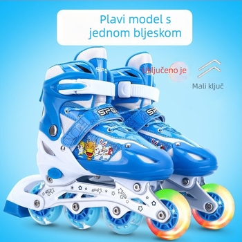 Bo Bo dječje inline klizaljke, unisex, za djecu 3–10 godina, početnici