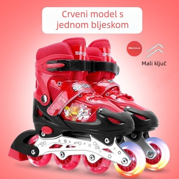 Bo Bo dječje inline klizaljke, unisex, za djecu 3–10 godina, početnici