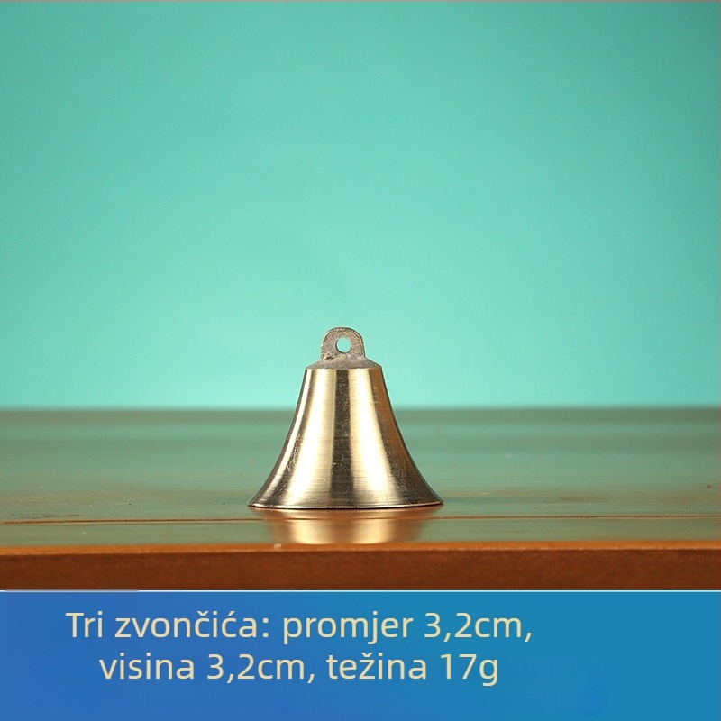 Bakarni zvon za kućnu upotrebu, kineski stil, kartonsko pakiranje