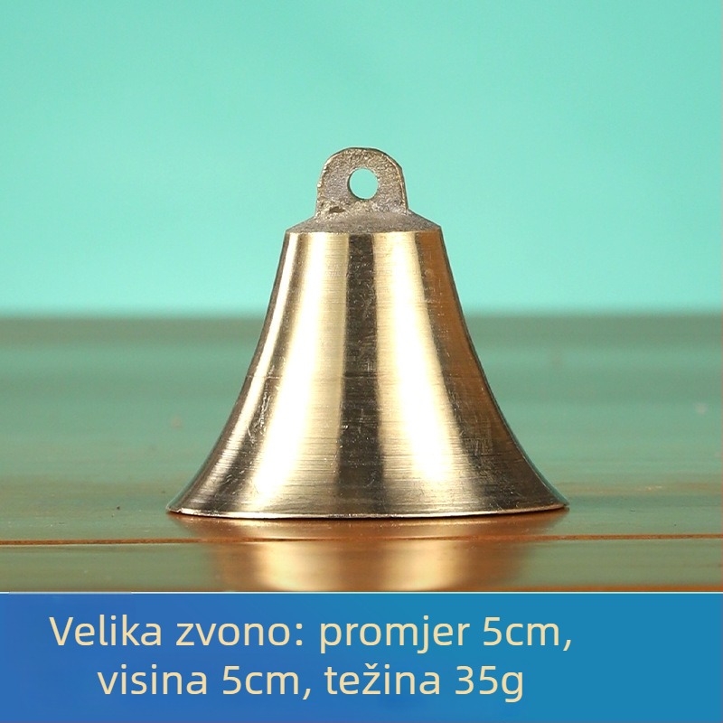 Bakarni zvon za kućnu upotrebu, kineski stil, kartonsko pakiranje