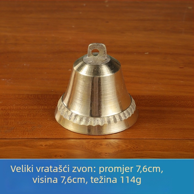 Bakarni zvon za kućnu upotrebu, kineski stil, kartonsko pakiranje