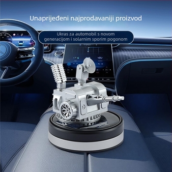 Automobilska aromaterapijska dekoracija s držačem parfema od legure, cvjetni miris, do 5 ml, isparavanje 1–15 dana, montaža na sjedalo