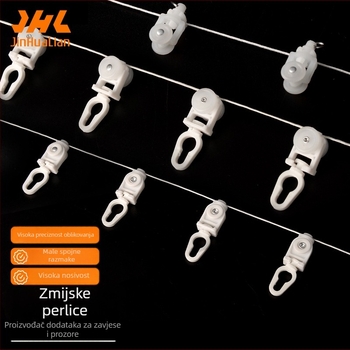 Pribor za šinu zavjese Snake Curtain – Model J20-061, POM, za viseće zavjese, hodajuće perle