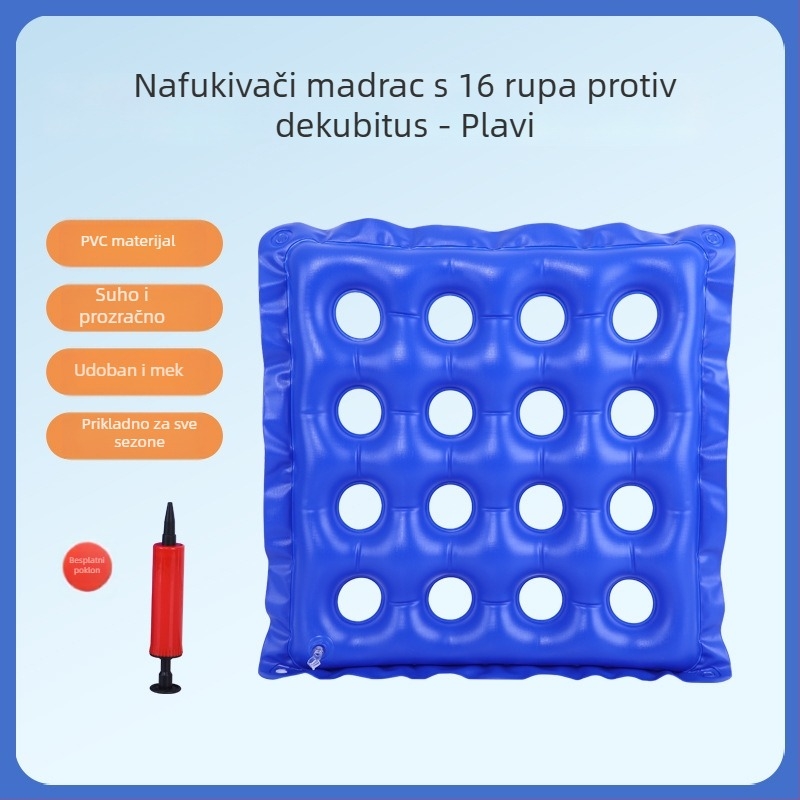 Jastuk za bolesnike na krevetu – ne-naduvljivi PVC jastuk za prevenciju tlakovih oštećenja