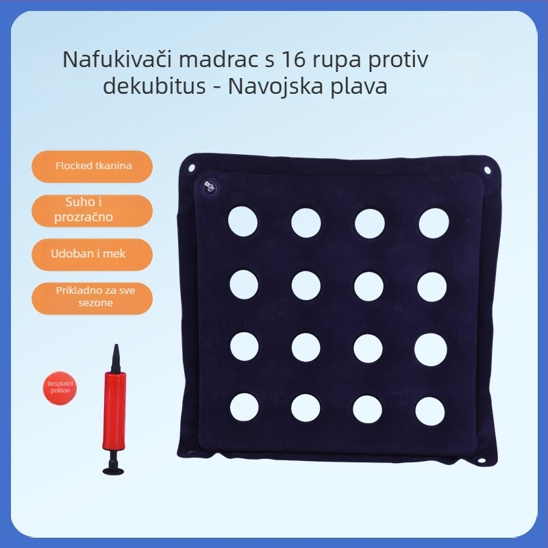 Jastuk za bolesnike na krevetu – ne-naduvljivi PVC jastuk za prevenciju tlakovih oštećenja