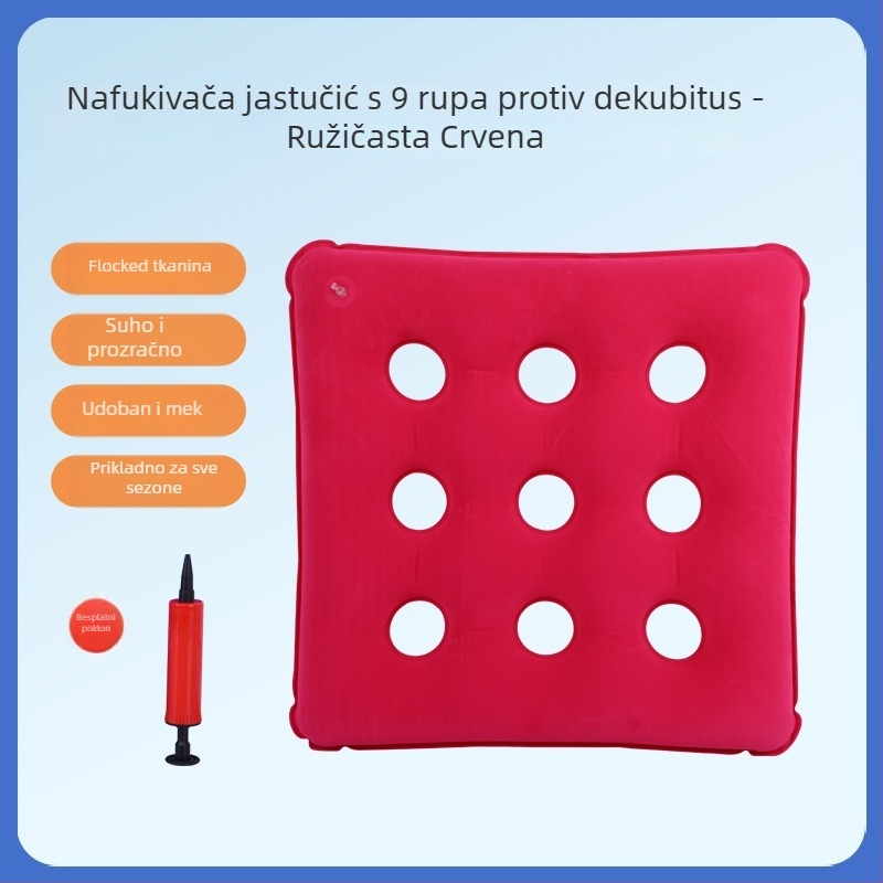 Jastuk za bolesnike na krevetu – ne-naduvljivi PVC jastuk za prevenciju tlakovih oštećenja