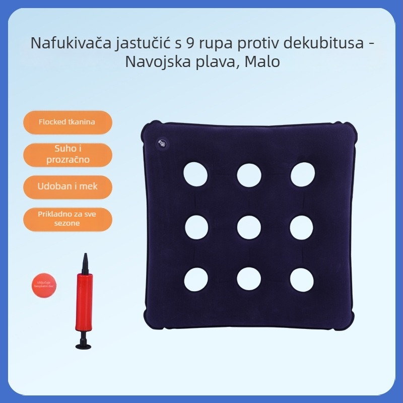 Jastuk za bolesnike na krevetu – ne-naduvljivi PVC jastuk za prevenciju tlakovih oštećenja