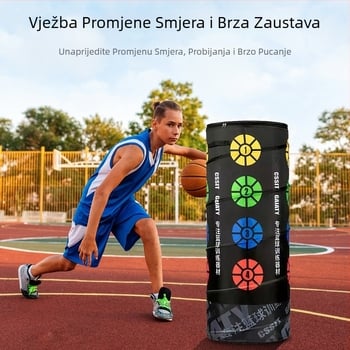 Pomoć za trening driblinga s preprekama – Oxford platno, marka The Fourth Generation Xinrong; pogodno za nogomet, košarku i odbojku; kategorija: alati za trening; prilagodba: Da