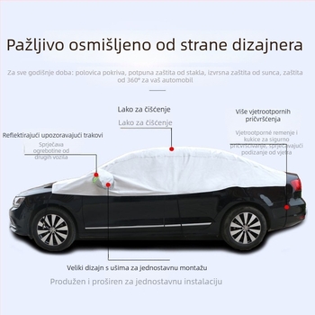 Pokrov za auto, aluminijska folija, univerzalna prilagodba, prilagodljiva obrada, Han Fan Vision