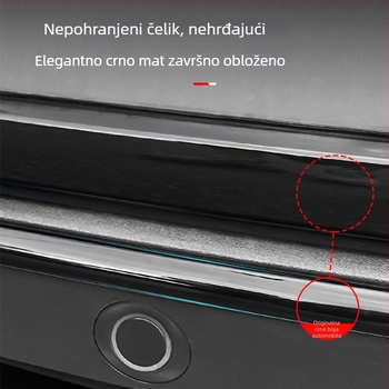 Ideal L6L7L8L9 prednja ukrasna traka branika, ABS materijal, bez prilagođavanja, kompatibilno s modelima L6L7L8L9