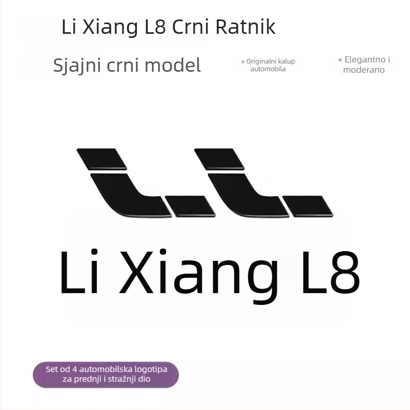 Ideal L6L7L8L9 prednja ukrasna traka branika, ABS materijal, bez prilagođavanja, kompatibilno s modelima L6L7L8L9