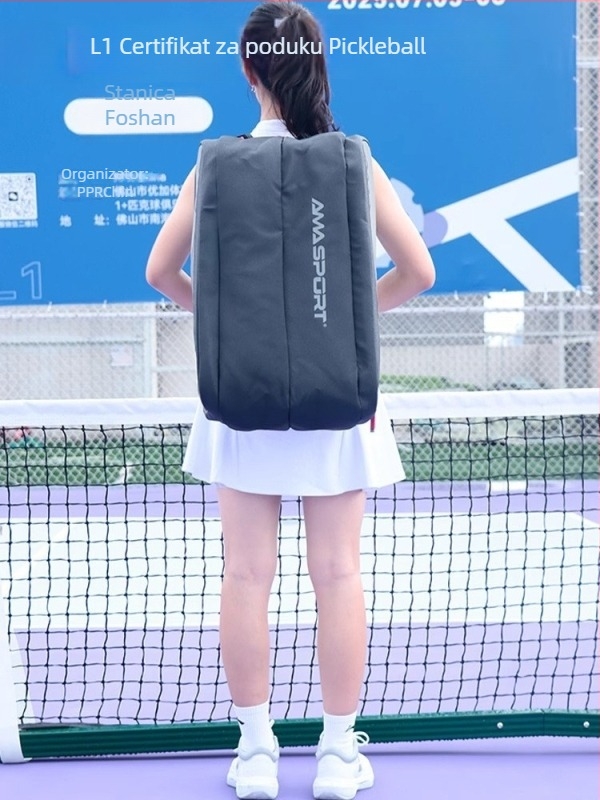 Amasport Padel ruksak s odvojenim pretincem za rekete - velika kapaciteta sportska torba za tenis i badminton