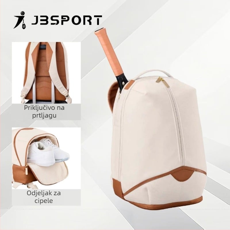 Unisex sportska torba za tenis i badminton s prilagođenim logom, Oxford tkanina, kapacitet 20–35 L, zračne naramenice, uzorak slova