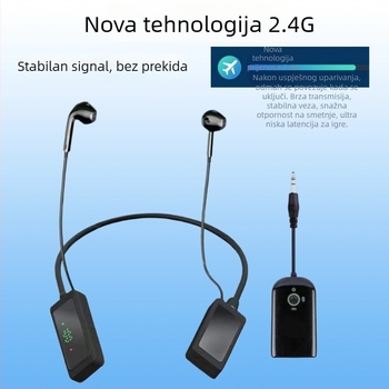 Bežične slušalice za nadzor uživo – veza 1 na 2, Bluetooth 5.3, trajanje baterije 3–6 sati, frekvencijski raspon 20 Hz–20 kHz