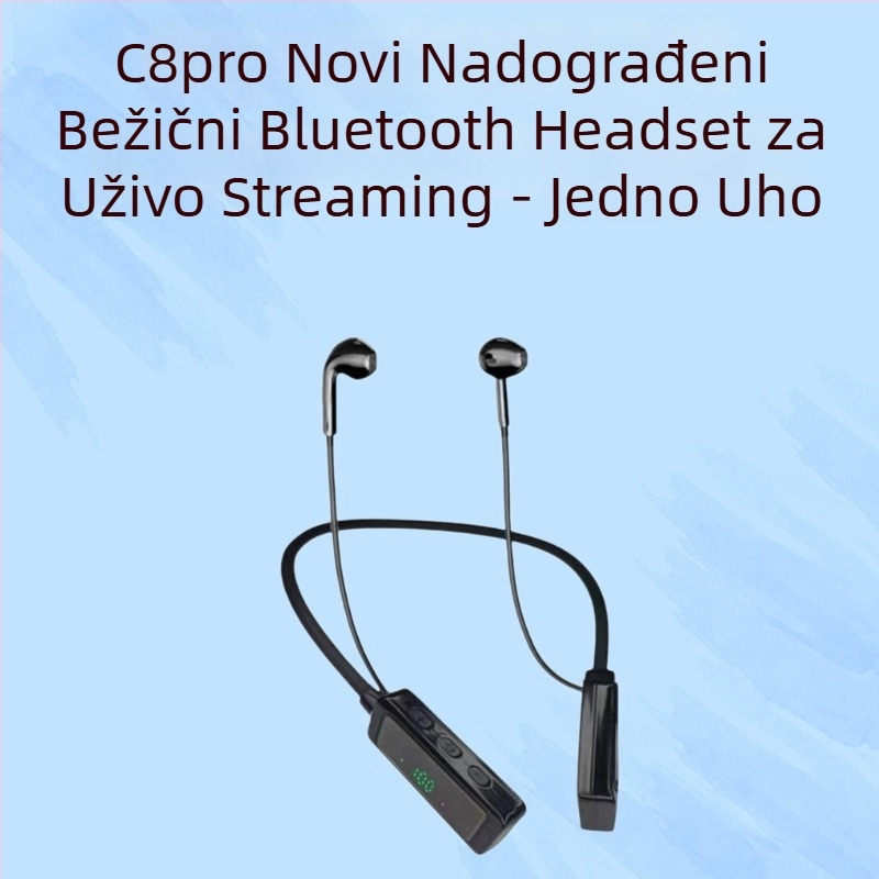 Bežične slušalice za nadzor uživo – veza 1 na 2, Bluetooth 5.3, trajanje baterije 3–6 sati, frekvencijski raspon 20 Hz–20 kHz