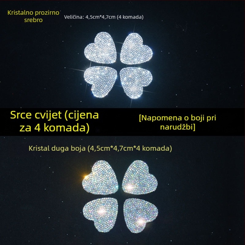 Naljepnica s karikaturalnim motivom, kristalno staklo, ljepilo za jednostavnu primjenu dekorativni sloj (Brand: Bright Flash; Materijal: Rhinestone glass; Ugradnja: Ljepilo; Vzor: Karikatura)