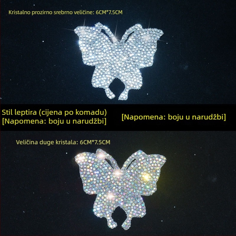 Naljepnica s karikaturalnim motivom, kristalno staklo, ljepilo za jednostavnu primjenu dekorativni sloj (Brand: Bright Flash; Materijal: Rhinestone glass; Ugradnja: Ljepilo; Vzor: Karikatura)