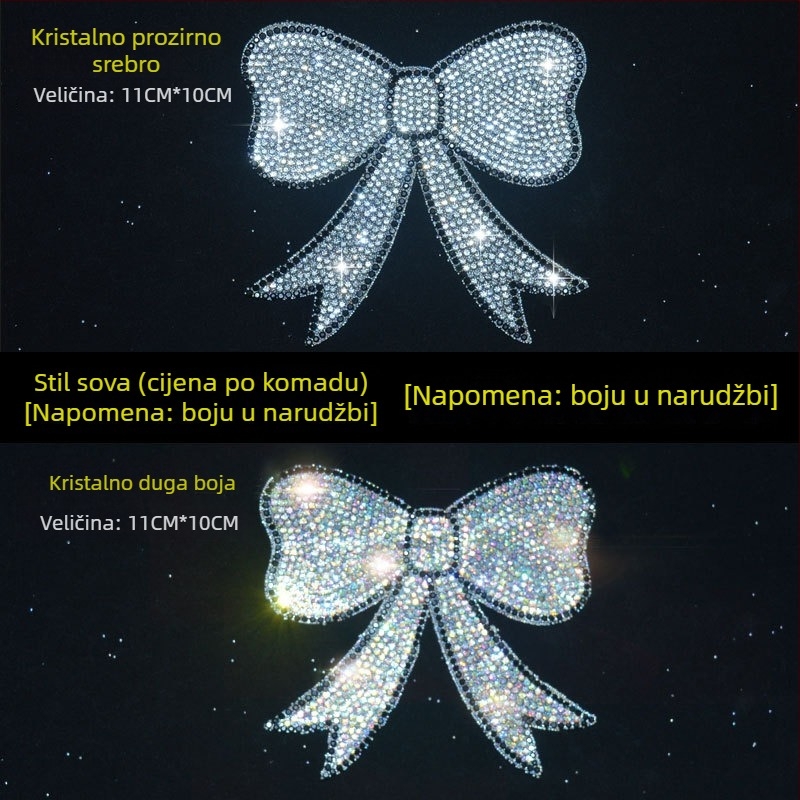 Naljepnica s karikaturalnim motivom, kristalno staklo, ljepilo za jednostavnu primjenu dekorativni sloj (Brand: Bright Flash; Materijal: Rhinestone glass; Ugradnja: Ljepilo; Vzor: Karikatura)
