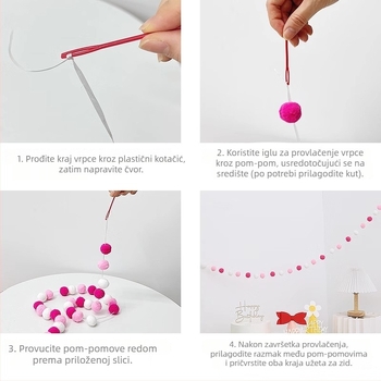 Dingsheng Filc dodaci za uređenje prostora – A2408292, za kućnu dekoraciju