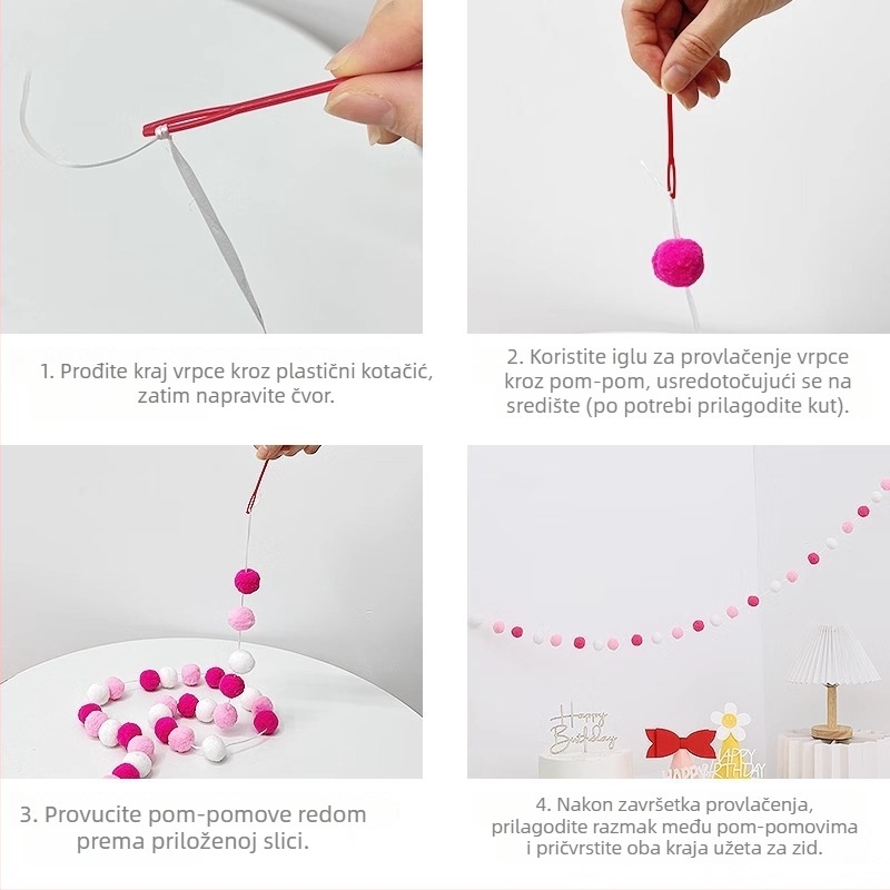 Dingsheng Filc dodaci za uređenje prostora – A2408292, za kućnu dekoraciju