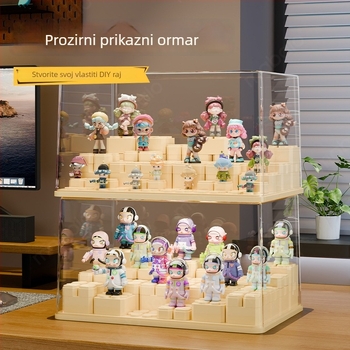 Kutija za pohranu figura — prozirna PET, model 1397/1398/1399/1400, mogućnost prilagodbe