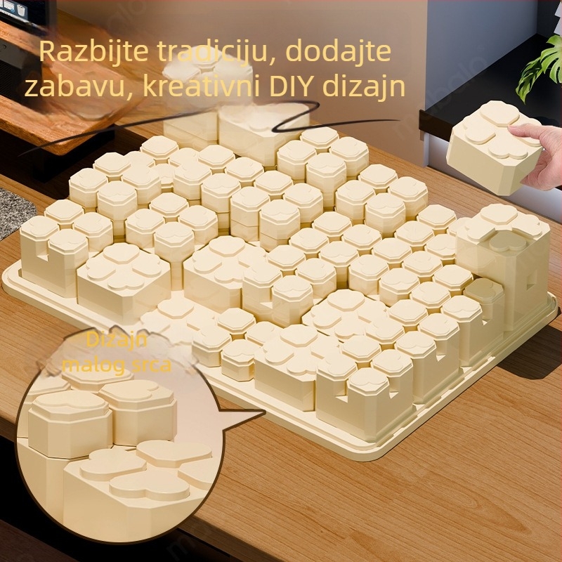 Kutija za pohranu figura — prozirna PET, model 1397/1398/1399/1400, mogućnost prilagodbe