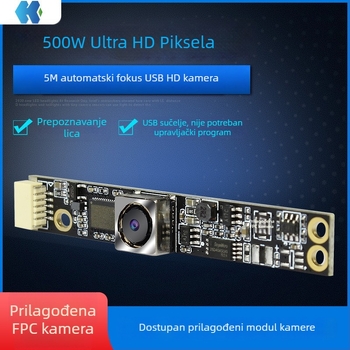 Haokai 5MP USB 2.0 HD web kamera s automatskim fokusom, 2592x1944, 30fps