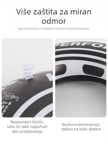 Prsten za plivanje za odrasle s otiskom, PVC ekološki materijal, pogodny za plivanje i hodanje po vodi