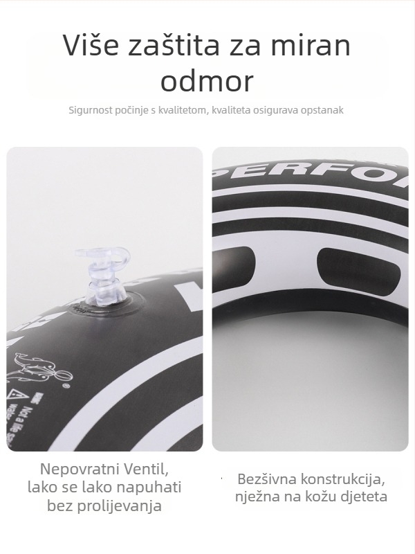 Prsten za plivanje za odrasle s otiskom, PVC ekološki materijal, pogodny za plivanje i hodanje po vodi