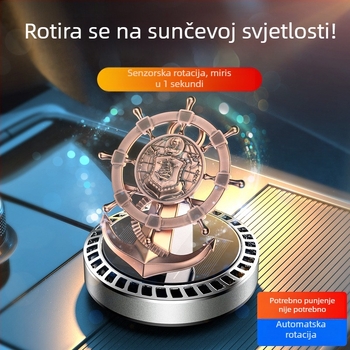 Card Pie Difuzor aromaterapije za automobilsko sjedalo — solarno napajanje, montirano na sjedalo, dizajn inspiriran kapetanom