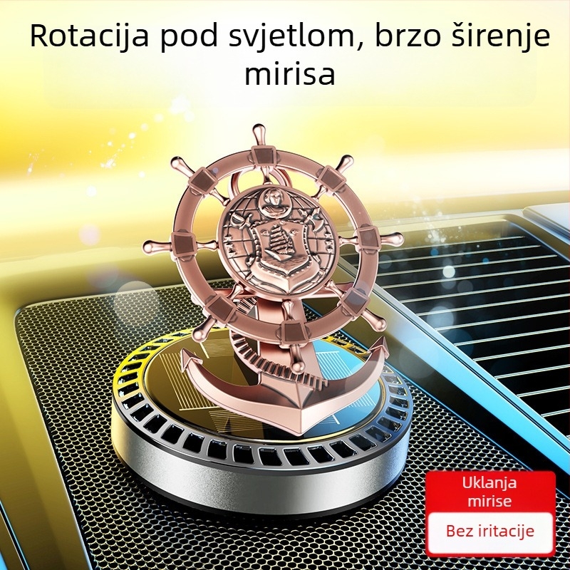 Card Pie Difuzor aromaterapije za automobilsko sjedalo — solarno napajanje, montirano na sjedalo, dizajn inspiriran kapetanom